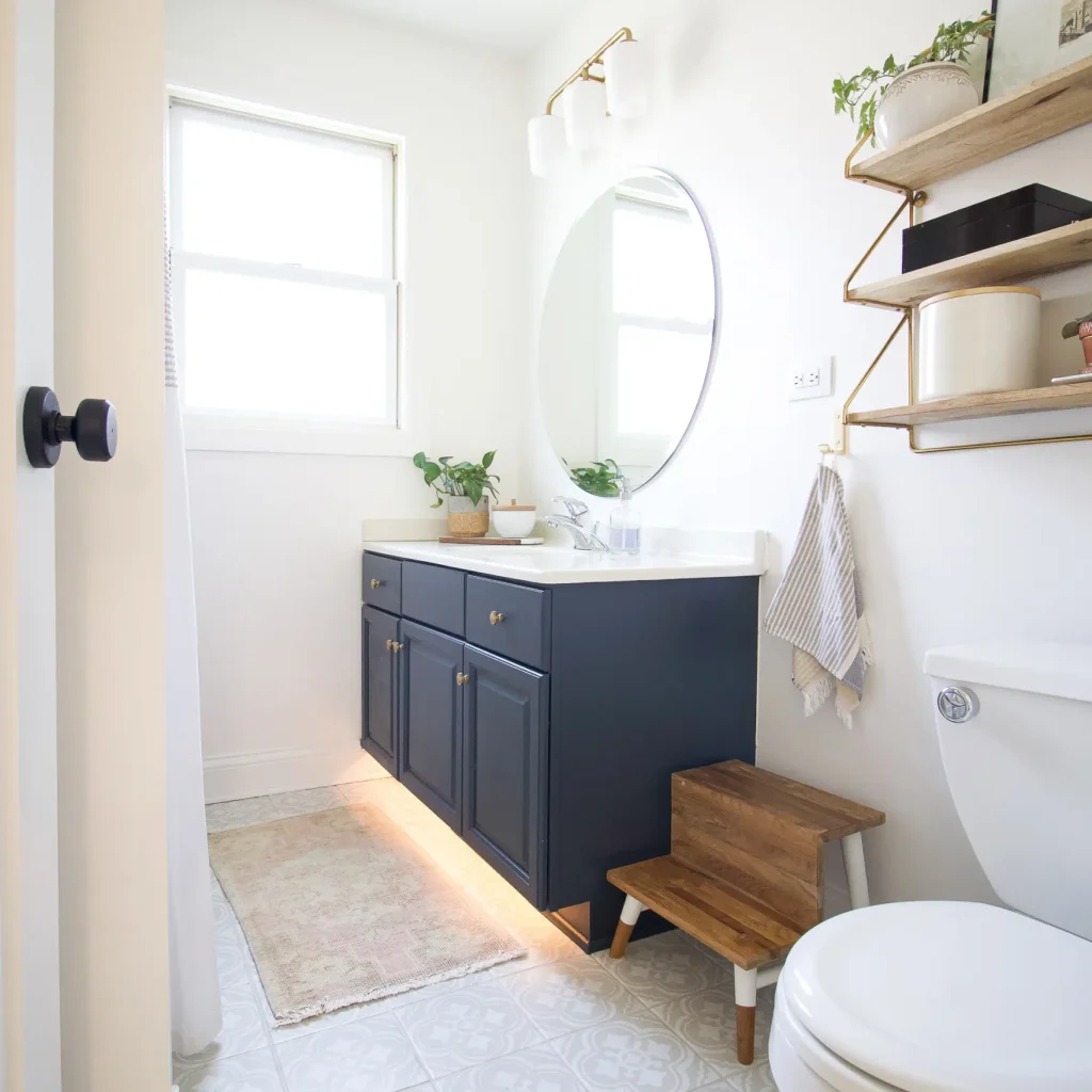 Un Meuble Vasque de Salle de Bain a-t-il Besoin d'une Rehausse de Pied ?